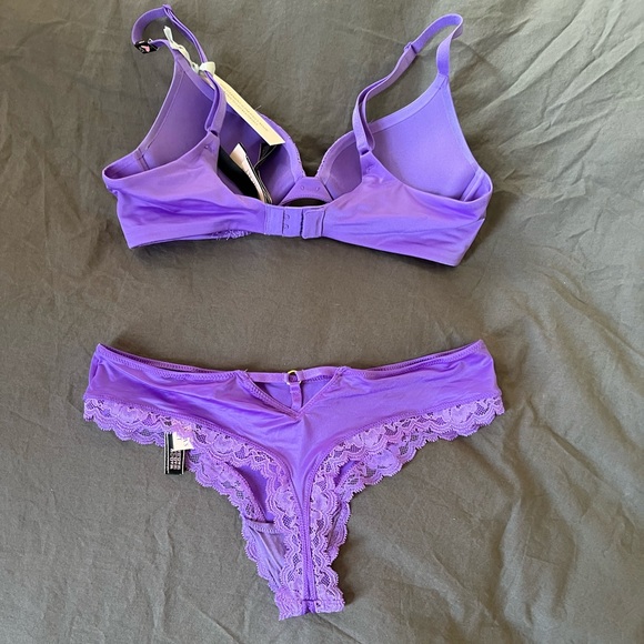 Victoria's Secret Violet Lace set - Picture 2 of 3